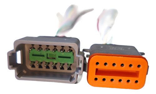 Conector Enchufe Macho Hembra Tipo Deutsch 12 Pines