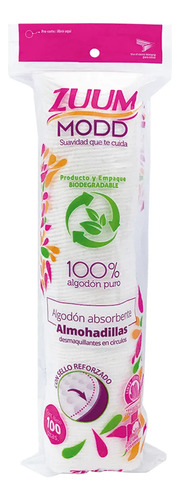 Almohadillas Zuum Modd Red 100 Pz