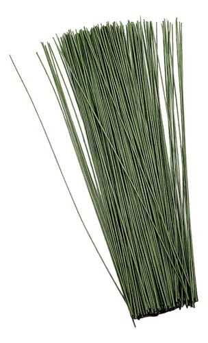 S Paquete De 100 Tallos De Alambre Floral De Calibre 22 Para