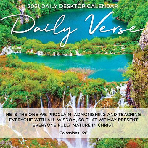 Tf Publishing 2021 Daily Verse Calendario Diario En Caj...