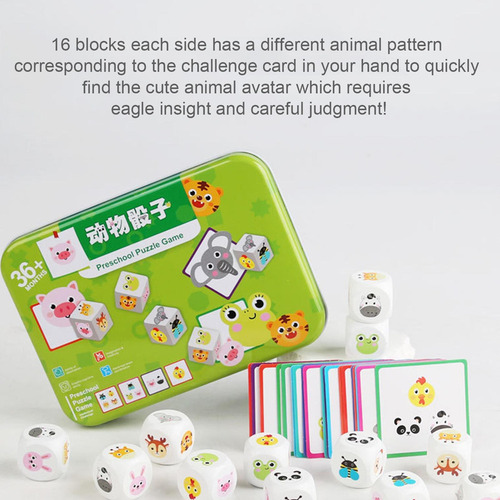 T Juegos Educativos A Juego Juego De Dados De Animales