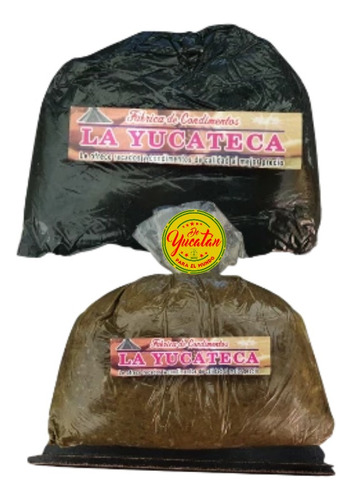 3kg Recado Blanco Y 3kg Recado Negro Artesanales De Yucatán
