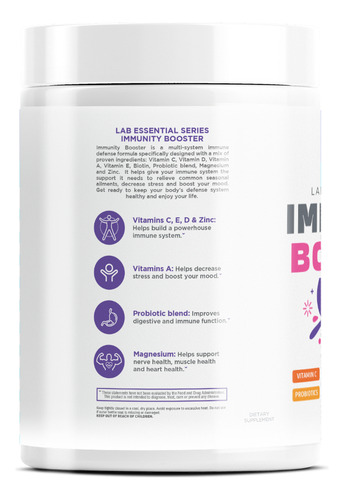 Multivitamin Immunity Booster Lab Nutrition Acai Mango 30