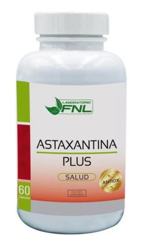 Astaxantina Plus Fnl 60 Cápsulas Antioxidante