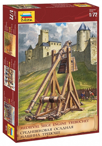 Medieval Siege Engine Trebuchet By Zvezda # 8516    1/72  