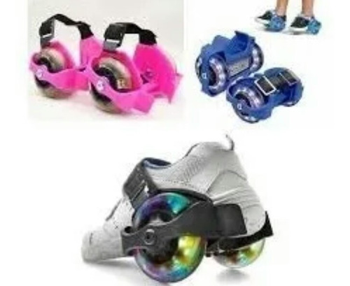 Imagen 1 de 2 de Patines Ajustable Flashing Rollers Ruedas Zapatos