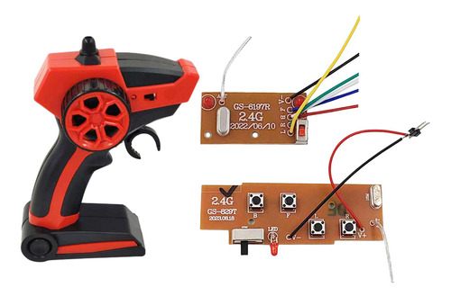 Sistema De Radio Rc De 4 Canales, Actualización De Rojo