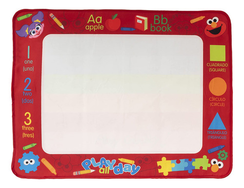 Juguete Juegos De Mesa Acuático Pizarrón Mágico Plaza Sésamo