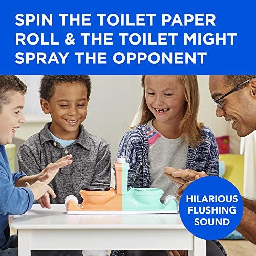 Hasbro Gaming Toilet Trouble Flushdown Juego Para Niños Con