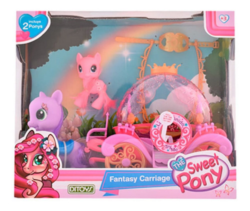 Playset Carruaje The Sweet Pony Tv Ditoys Ploppy 692232