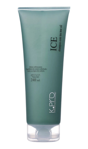 Kpro Ice Shampoo Sem Sal Limpeza Refrescante 240ml