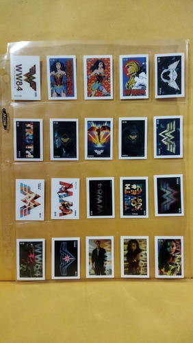 Colección Completa De Stickers Wonder Woman Doritos Dc (Usado)