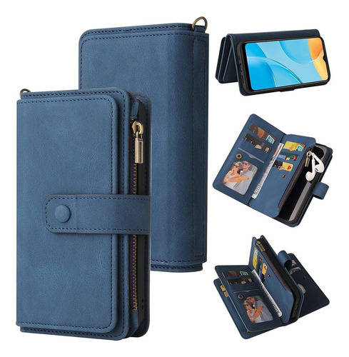 Funda Para Oppo A15 Wallet- Style Cover 15 Tarjetero Holdl13