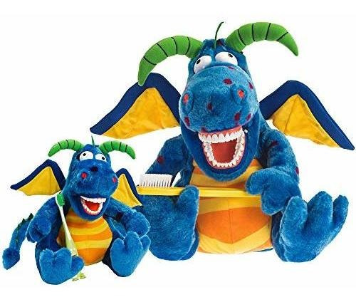 Títeres - Starsmilez Kids Tooth Brushing Dragon Plushies Set