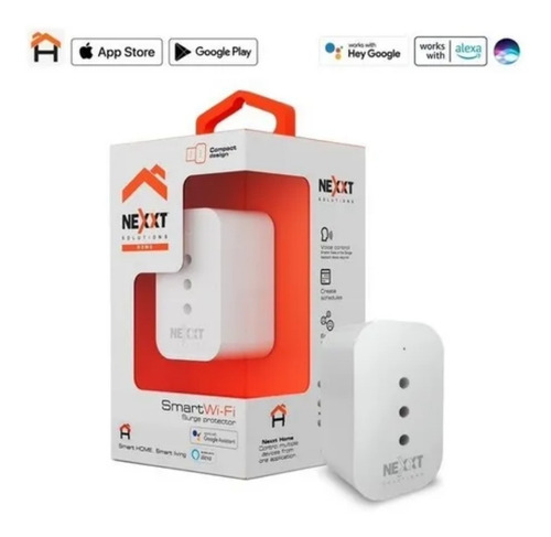 Imagen 5 de 6 de Enchufe Wifi Inteligente Nexxt-220v 10a- Alexa Y Google Home