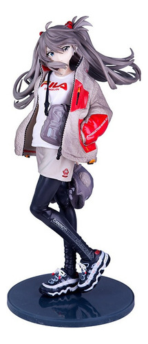 Eva Asuka Langley Soryu Figura Modelo Juguete Regalo Gris