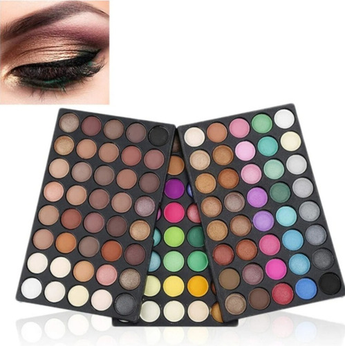 Imagen 5 de 8 de Juego De Paleta De Sombras De Ojos De 120 Colores