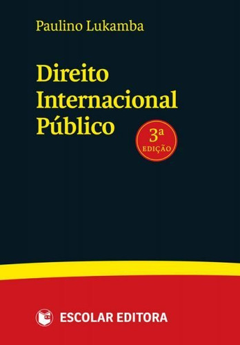 Libro Direito Internacional Público - Lukamba, Paulino