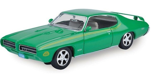 1969 Pontiac Gto Judge Timeless Legends Motor Max 1/24 Color Verde Lima