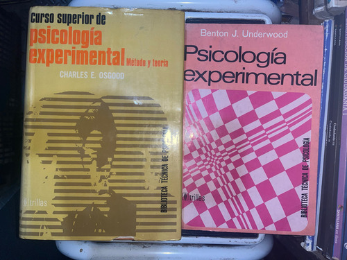 Libro Curso Superior De Psicología Experimental (Usado)