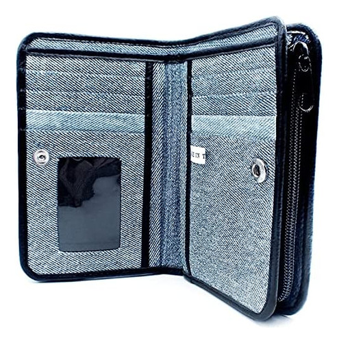 Bijoux De Ja Bifold Money Zip Monedero Tarjetero Organizador