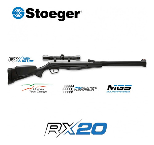 Rifle Stoeger Rx20 S3 Supressor 5.5mm Mira 3-9x40 Accesorios