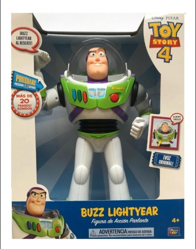 Buzz Lightyear Figura Parlante En Español, 20 Frases/sonidos