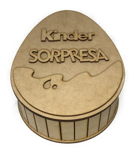 Caja De Huevo Kinder Mdf 3 Mm