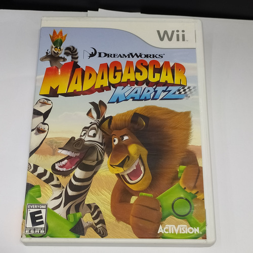 Madagascar Kartz Wii - Longaniza Games (Usado)