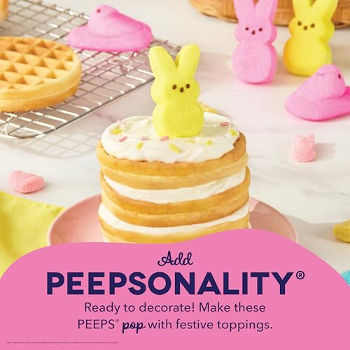 Peeps X Dash Bunny Mini Waffle Maker Para Gofres Individual