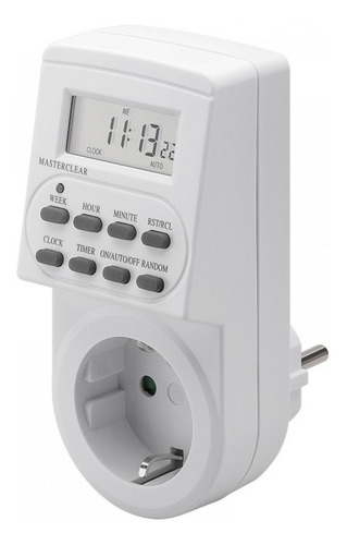 Timer Temporizador Digital Schuko Ahorro Energia Calefon