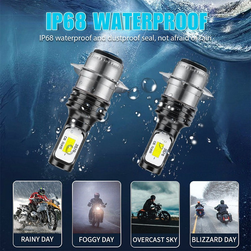 Para Suzuki Eiger 400 4x4 Automático 02-07 Moto H6 Led Focos