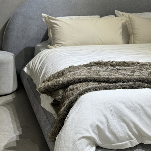 Manta De Pelos Furr 130x170 Casa Nordica Marrón Pelos