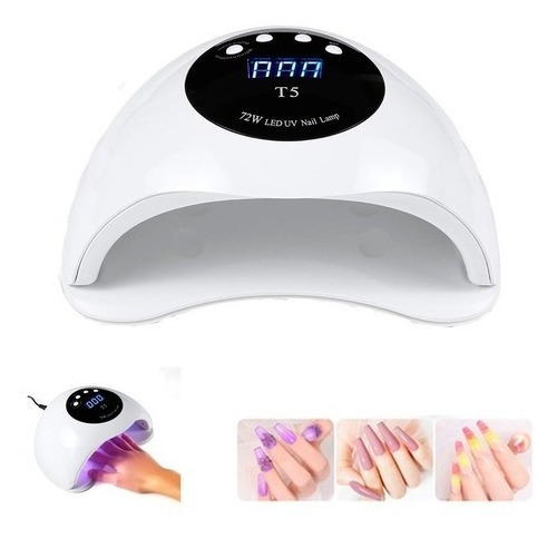 Lámpara De Uñas Led/uv T5 S(72w) Secadora Manicure