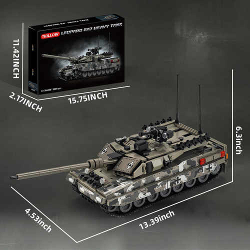Set De Construcción De Tanques Tiallow Leopard Ii A7, Colecc