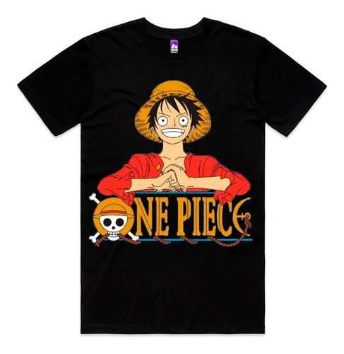 Imagem 1 de 9 de Camiseta One Piece Luffy Anime Camisa Blusa Manga Curta