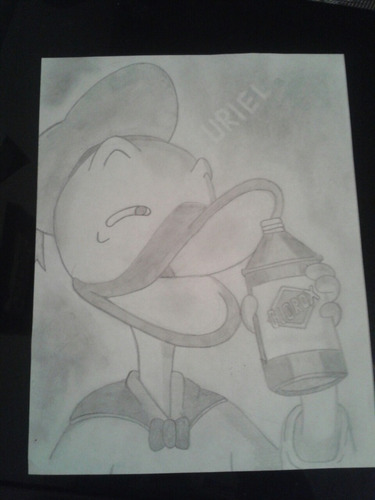 Dibujo Pato Clorox Autografiado 100% Original