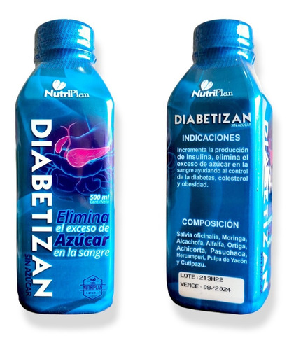 Diabetizan 100% Original X6 Uds - mL a $220