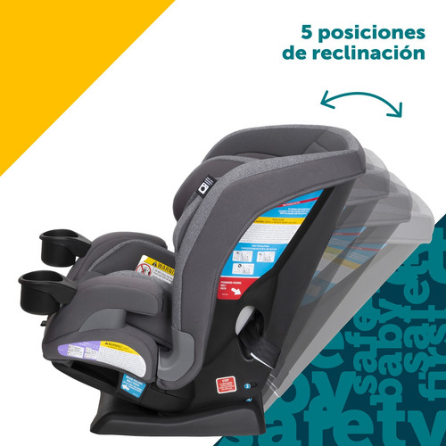 Autoasiento Safety 1st Slim Ride 4 En 1 Gris Slim Ride 4 En 1 Gris