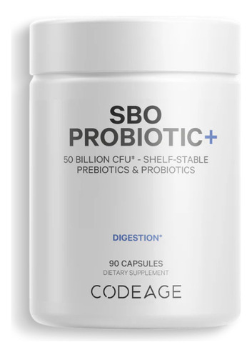 Codeage Sbo Probiotic+ 50mil Millonesufc- 90caps Sabor Sin Sabor