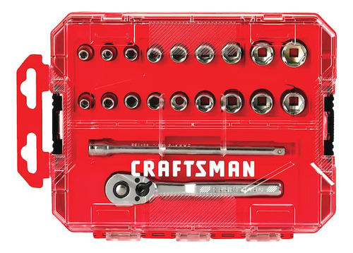 Juego De Dados Mecanicos Craftsman 20 Pzs. Std Y Mm