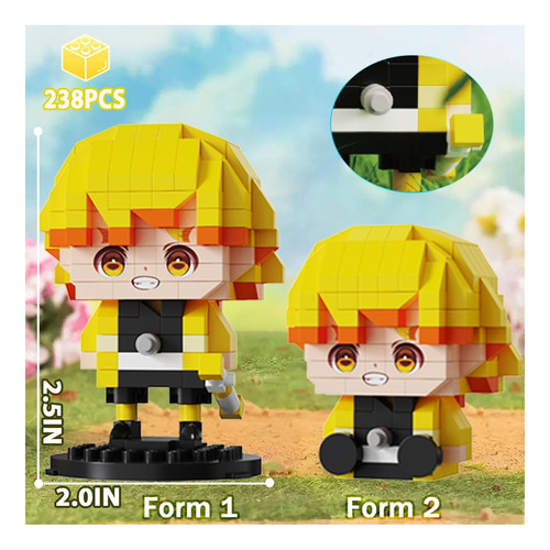 Conjunto De Edificios De Figuras Con Temática De Anime De 5,