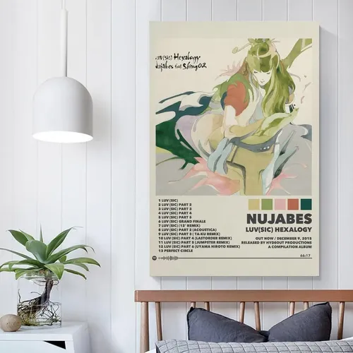 Nujabes - Luv (sic) Hexalogy Album Cover Canvas Poster
