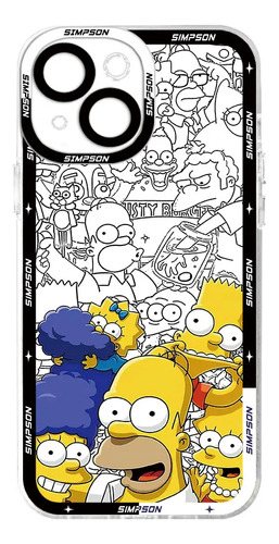 Funda De Teléfono The Simpson 2 Para iPhone XR 13, 14, 15 Pr