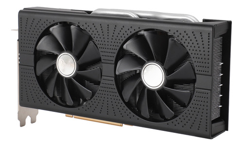 Tarjeta Gráfica Rx590 Para Pc De Escritorio Con Doble Ventil