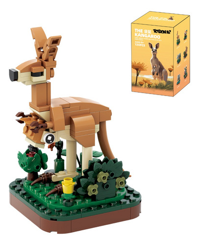 Set De Construcción Toygon Animales En 3d 134 Piezas