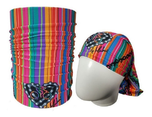 Imagem 3 de 4 de Bandana Tubular Muhu Coração Corrente Proteção Ciclismo Bike