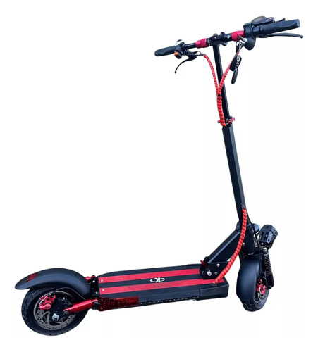 Monopatin Eléctrico Knex Plegable Negro/rojo