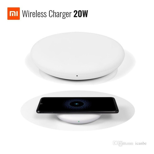 Cargador Rápido Inalámbrico Xiaomi Original 20w Max + Cable