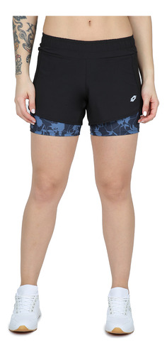 Short Entrenamiento Lotto Speedeevo Mujer En Negro | Dexter